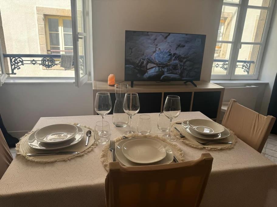 Bel Appartement, Coeur De 모를레 외부 사진